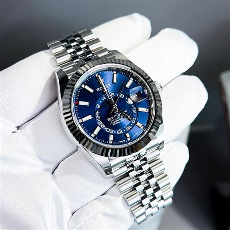 rolex blu sky|rolex sky dweller symphony.